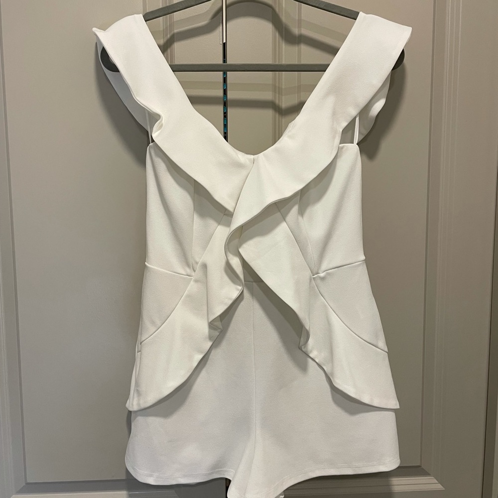 White Women's Romper